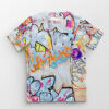 Heather Davis AVL Street Art Multicolor Graffiti Shirt